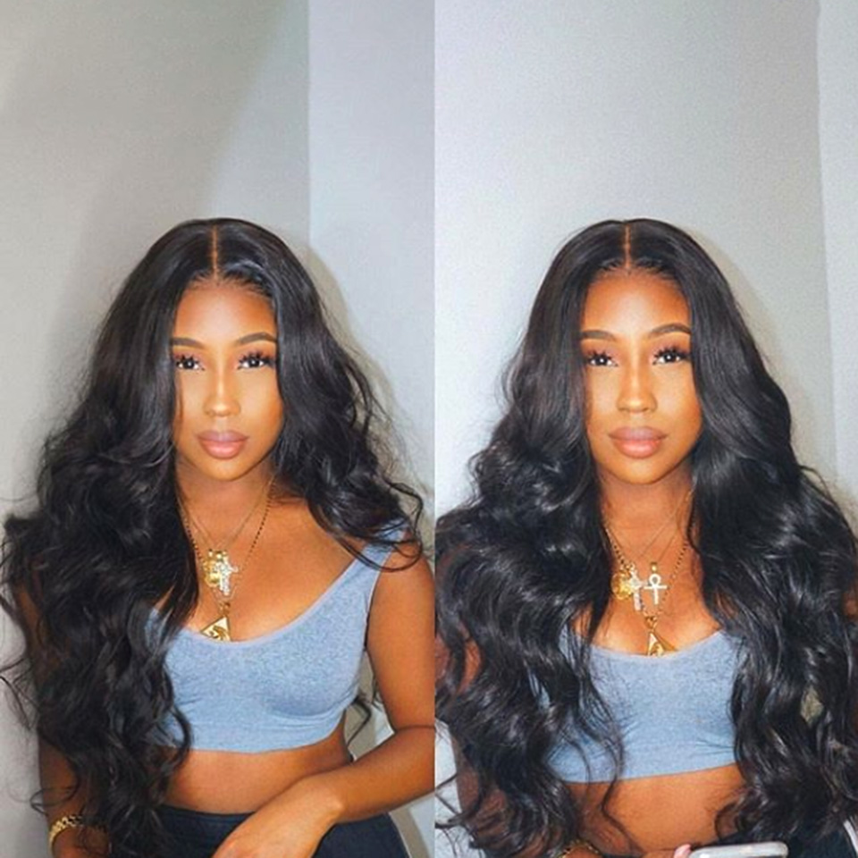 Uglam Buy 1 Get 1 Free Clearence 360 Lace Front Body Wave Wig 250% Density